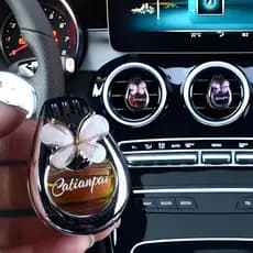 Aromaterapia do carro 2026 novo estilo fragrância de longa duração Bowknot carro Perfume ornamentos de carro High-End lo