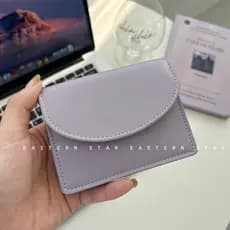 Versão coreana novo estilo senhoras bolsa de moedas no estudante cor sólida simples titular do cartão multifuncional bat