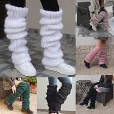 Europeu americano Mohair longo tubo meias femininas moda Casual Y2K meias de malha 282