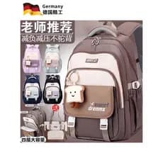 Mochilas escolares para estudantes do ensino fundamental alemão reduzem a proteção contra cume de carga, terceira a sext