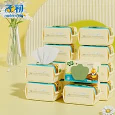 Zchuchuchu Lenços umedecidos para bebês, lenços umedecidos para bebês recém-nascidos, mãos, boca, dedicados, toalhetes m