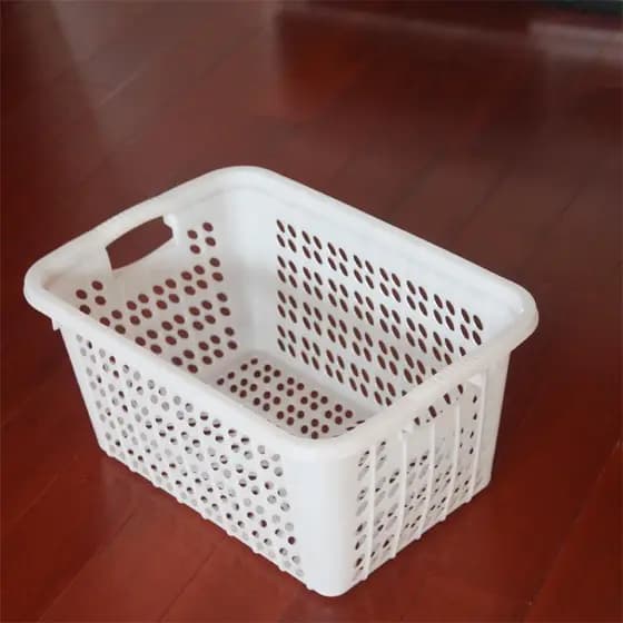 Cesta grossa Extra grande, cesta de plástico retangular, estrutura de rotatividade, roupas, artigos diversos, cesta de a