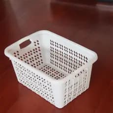 Cesta grossa Extra grande, cesta de plástico retangular, estrutura de rotatividade, roupas, artigos diversos, cesta de a