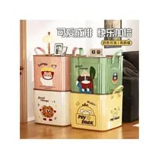 Caixa de armazenamento de mesa lanche brinquedo arrumado cesta guarda-roupa sala estar casa bonito dos desenhos animados