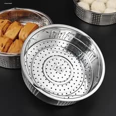 Panela de arroz Universal de aço inoxidável 304, vaporizador 4L5L com Rack de vapor, chaleira de bola, gaveta de vapor,