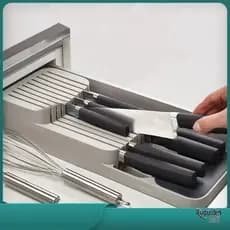 Casa novos produtos faca Rack de armazenamento separado gaveta da cozinha faca dispositivo armazenamento caixa titular f