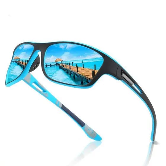 Óculos polarizados para pesca de peixes, óculos de sol para maratona, radiação, luz forte, dois em um, foto, óculos de s