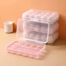 Recomendado pelo gerente da loja cozinha 15 compartimentos geladeira caixa de ovos caixa de plástico portátil caixa de a