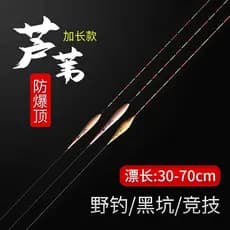 Wuhan Wuyuan Denggang flutuador de carpa cruciana de alta sensibilidade, negrito, atraente, pesca selvagem, conjunto de