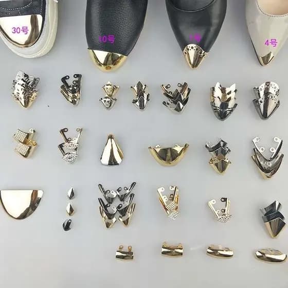 Sapatos de salto alto dedo do pé apontado proteção dedo do pé coberto folha de ferro de Metal proteção da ponta frontal