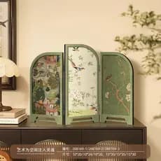 Arte atmosfera ornamentos tela de mesa TV gabinete chá decoração pintura estilo chinês mesa pintura High-End mesa Mediev