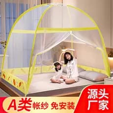 2026 novo estilo Yurt mosquiteiros quarto doméstico instalação gratuita dormitório estudantil resistente a choques crian