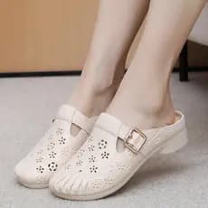 Baotou chinelos femininos verão sola macia interior ao ar livre Wear casual antiderrapante à prova dwaterproof água trab