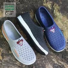 Anti-deslizamento Baotou buraco sapatos sola macia homens verão estudante sapatos de praia à prova dwaterproof água resp