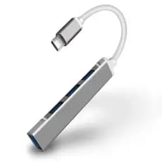 Adaptador Hub USB-C 3.0 de 4 Portas USB Alta Velocidade