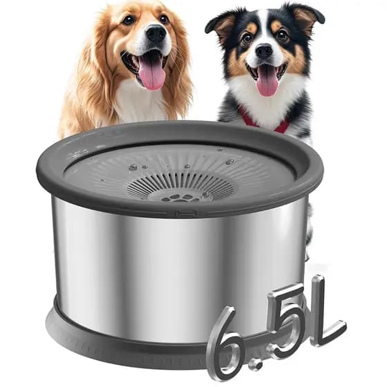 Newpet 6.5L Bebedouro Tigela de Água para Cachorro Flutuante Antidesbote Sem Derramamento Bebedouro para Cachorro