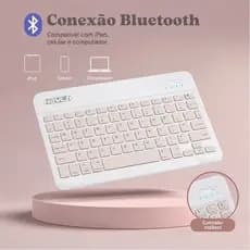 Tablet Teclado Sem Fio Bluetooth para iPad Notebook Computador Celular Portátil Compacto HY-5030