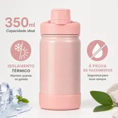 Garrafa Térmica 350/600/800ml Mini Portátil SUS304 Inox Pintura Arco-íris Frio e Quente Alta Qualidade