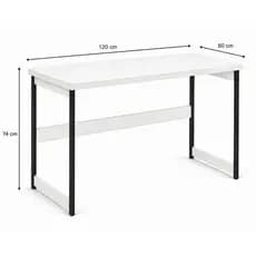 Mesa Escrivaninha Grande Industrial 120x60x74 cm resistente para computador, escritório, home office