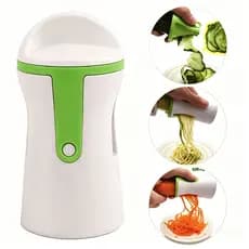 Cortador de Legumes 3 em 1 Espaguete de Vegetais para Saladas Abobrinha Máquina Manual Cozinha Prático