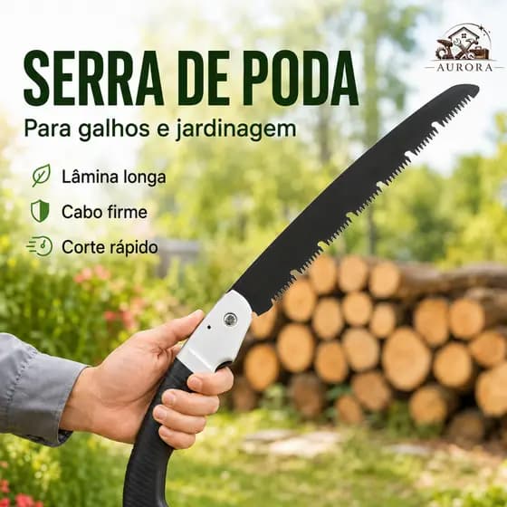 Serra Dobrável Profissional , Para Jardinagem , Camping , Poda De Galhos 210/250mm