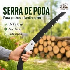 Serra Dobrável Profissional , Para Jardinagem , Camping , Poda De Galhos 210/250mm