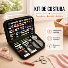 128pçs Kit De Costura Portátil Para Viagem Em Casa Ferramentas Profissional De Emergência
