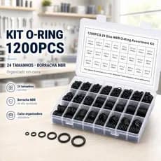 1200 Peças Kit O-Ring Anel de Vedação de Borracha para Torneiras e Encanamento