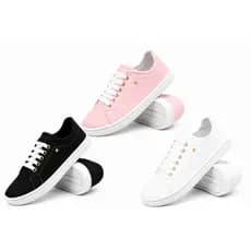 Kit com 3 Pares de Tênis Feminino Casual – Conforto, Estilo e Versatilidade