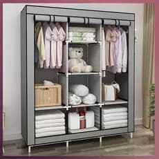 Guarda Roupa Dobrável Organizador De Roupas yout Guarda-Roupa Portátil com Alta Capacidade,Guarda-Roupa de Quarto à Prov