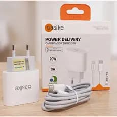Carregador 20W USB-C Para iPhone 11 12 13 14 15 Carregamento Rápido 40 minutos Bivolt