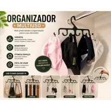 Cabide para Bonés Organizador para Pendurar Bonés / Multiuso