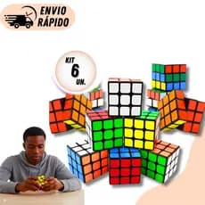 Kit 6 ou 4 Cubos Magico Brinquedo Prenda Festa Junina Lembrancinha de Aniversario Brinquedo Educativo