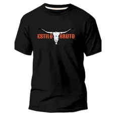 CAMISETA 100% ALGODÃO UNISSEX COUNTRY ESTILO BRUTO VAQUEJADA RODEO FAZENDA