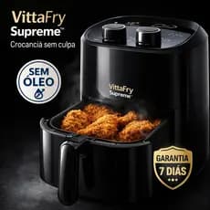 Air Fryer VittaFry Supreme 3,4L Sem Óleo Antiaderente Premium