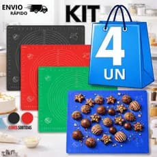 Tapete Silicone 40x50cm manta culinária Antiaderente Para Forno Air Fryer Pizza Pão Bolo Massa Confeitaria Reutilizável