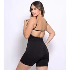 Macaquinho Para Treinar Modela o Corpo Não Marca Sustentação Alta