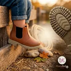 Botinha Infantil Masculina Jeca Direto Da Fábrica Bota Country Menino Solado Reforçado Café Preto Caramelo