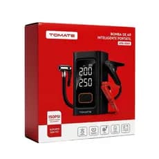 Bomba De Ar Portátil Digital Tomate 150 Psi Usb Para Veiculo Carregador de 12v Pratico Rapido