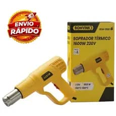 Soprador térmico Profissional1600W 220V BOMVINK BOM-9560 Amarelo