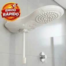 Chuveiro Elétrico 6500W 220V com Ducha Grande Espalhador Alta Vazão Aquecimento Rápido