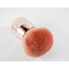 Pincel Luxo Rosê Gold Espanador De Pó Para Unhas