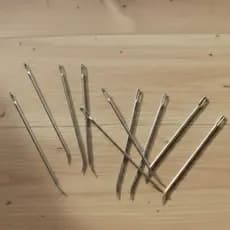 Kit 10 Agulha Curva Costurar Saco Lona Juta 12,5cm Costura Pesada Resistente Forte Starfer