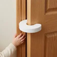 Trava Porta Protetor Dedos e Mãos E.V.A Segurança para Crianças e Pets Quarto Banheiro Cozinha
