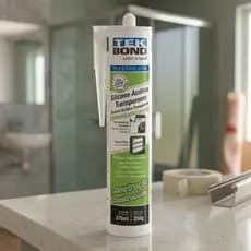 Silicone Acético Transparente Incolor 256g/270ml Construção Alta Vedação Calha Vidro Box Banheiro