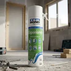 Espuma Expansiva Tekbond 320g 500ml Uso Geral P/ Preenchimento Vedação Fixa Portas Janelas