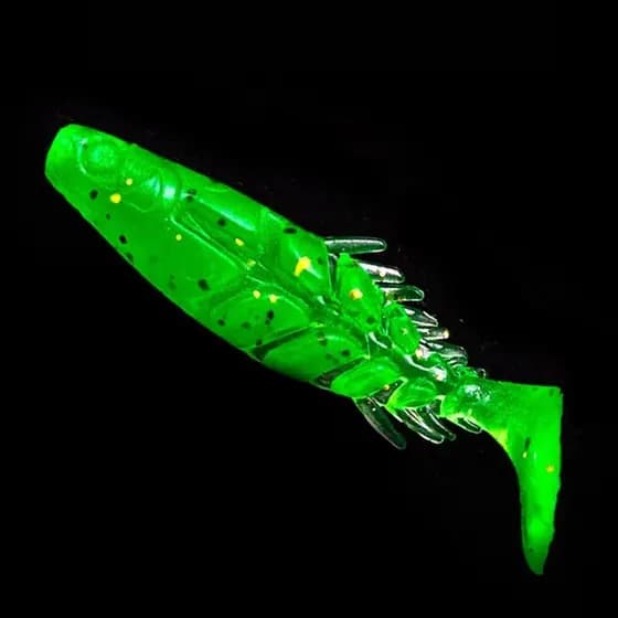 DUODUOYU 20 Pçs Mini Iscas De Pesca Macias 2.8cm/0.3g 3.5cm/0.5g Flutuante TPE T-tail Isca Artificial Wobbler Swimbait E