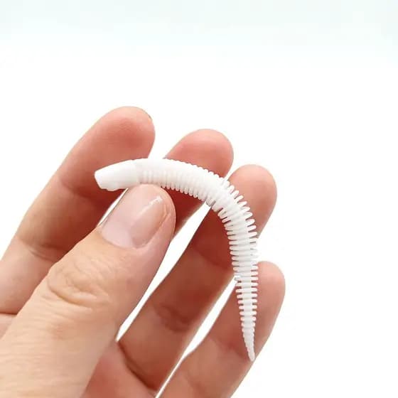 Dupladuoyu 10 Pcs 0.6g/45mm 1.5g/70mm Isca De Baixo De Pesca Macia Wobblers De Silicone Iscas De Plástico Artificial De