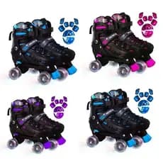 Patins Infantil 4 Rodas Com Luz De Led Com Kit Proteção ou Sem Proteção Envia Rapido