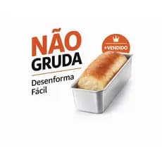 Forma de Pão Alumínio | Não Gruda com Unto | Desenforma Fácil | Resistente